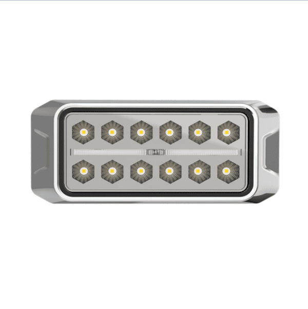 2-in-1 LED Warning Light Z-W38S Chrome Type