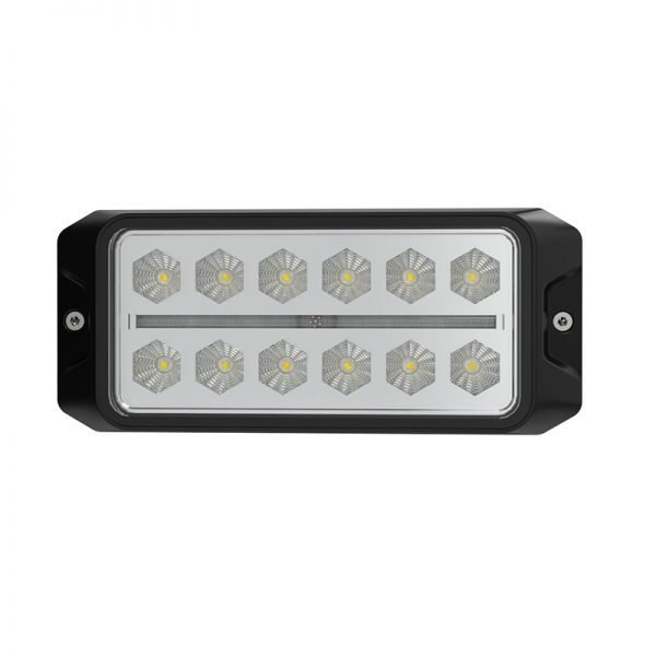 2-in-1 LED Warning Light Z-W38S Black Type