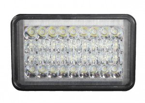 4×6 Multifunction LED Headlights Halo RGB Ring