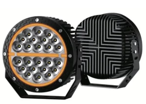 7″ LED Driving Light With Amber & Clear Position Lights