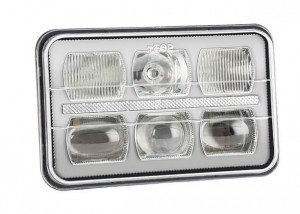 4×6″ LED Headlights With Horizontal Accent