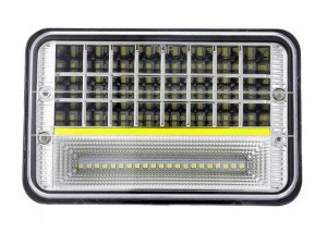 4″x6″  LED Headlight With Horizontal Accent