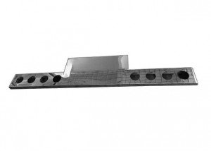 Rear Bumper Reversed T-bar with 8×4″ Light Holes